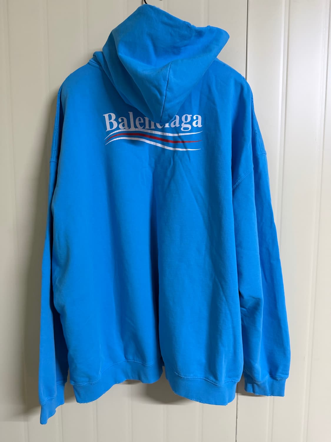 발렌시아가 폴리티컬 캠페인 라지핏 후드티 L 상품이미지1