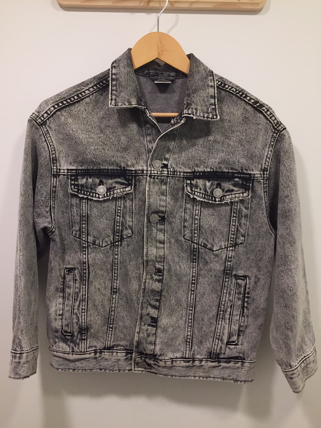 여성 자라 워싱 데님자켓 100 상품이미지2