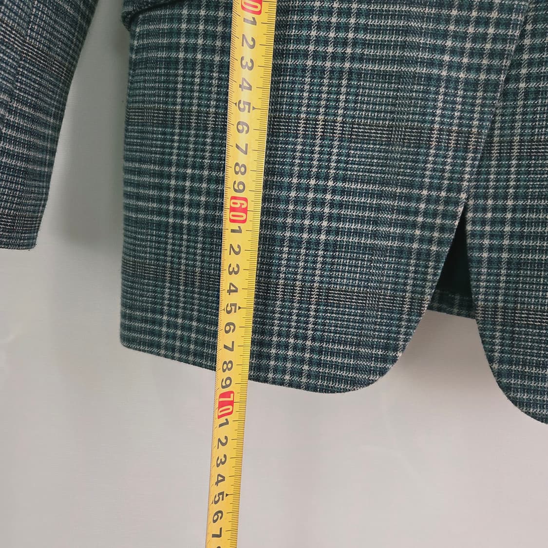 [SISLEY] 시슬리 체크 싱글 자켓 여성 44 상품이미지9