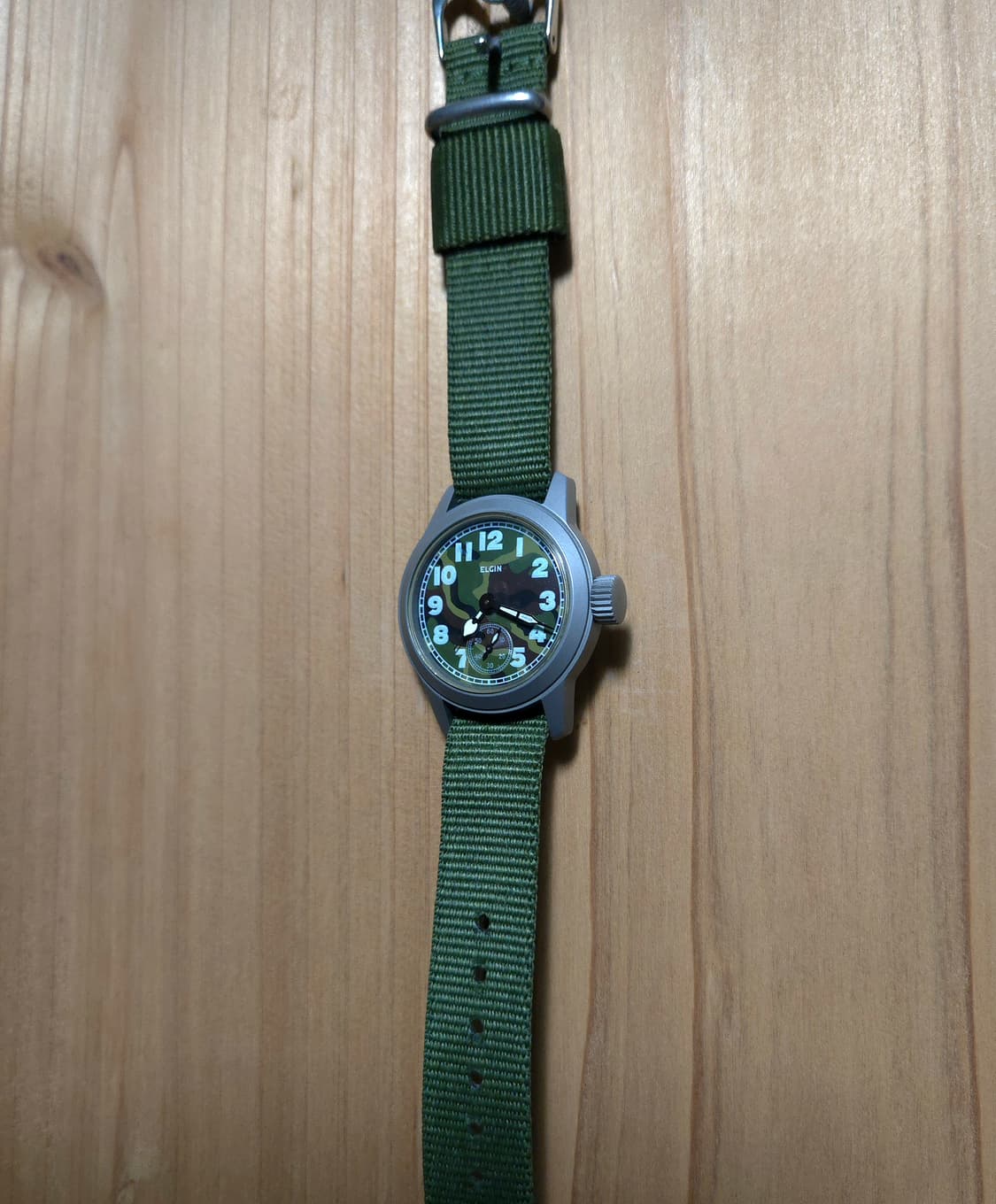 빈티지 엘진 A-554 복각 밀리터리/카시오/세이코/해밀턴/더티더즌 상품이미지7