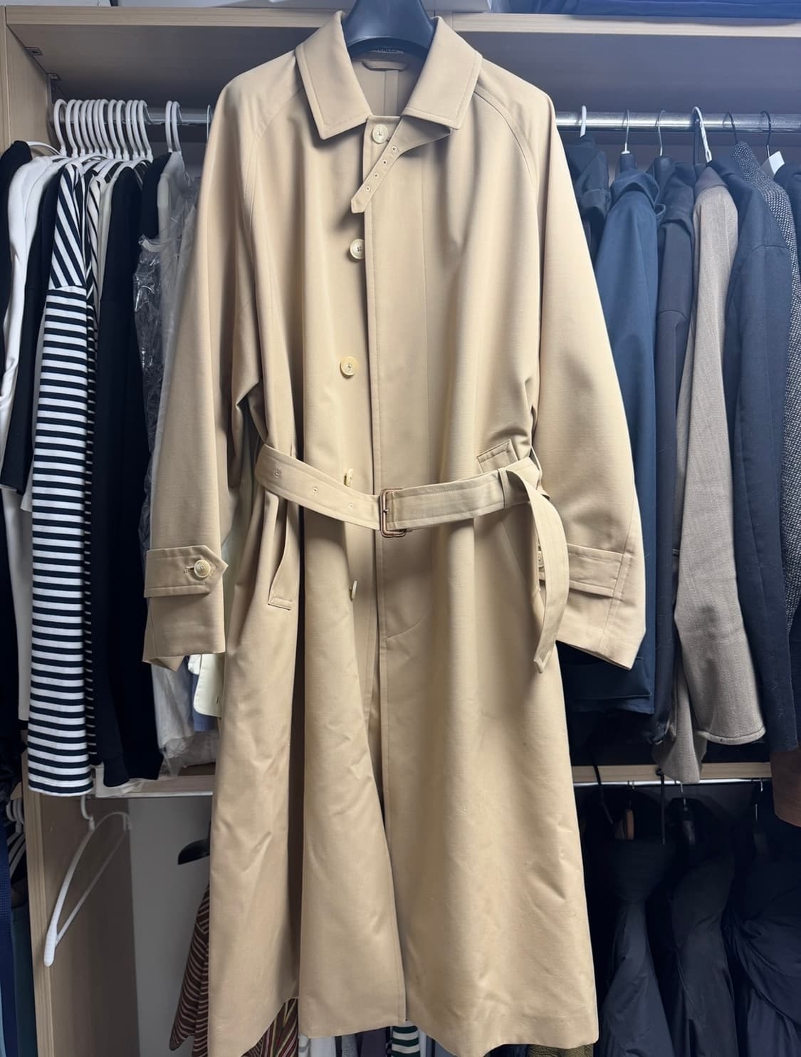 오라리 울 맥스 캔버스 수티엥 카라 코트(트렌치코트) 5사이즈 상품이미지1