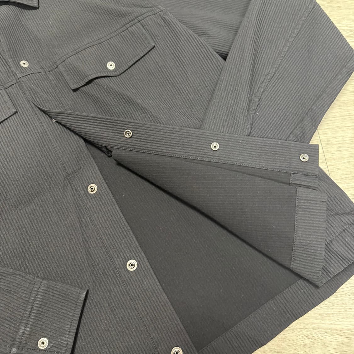 IISE 누비 5mm 워커 자켓 블랙 상품이미지4