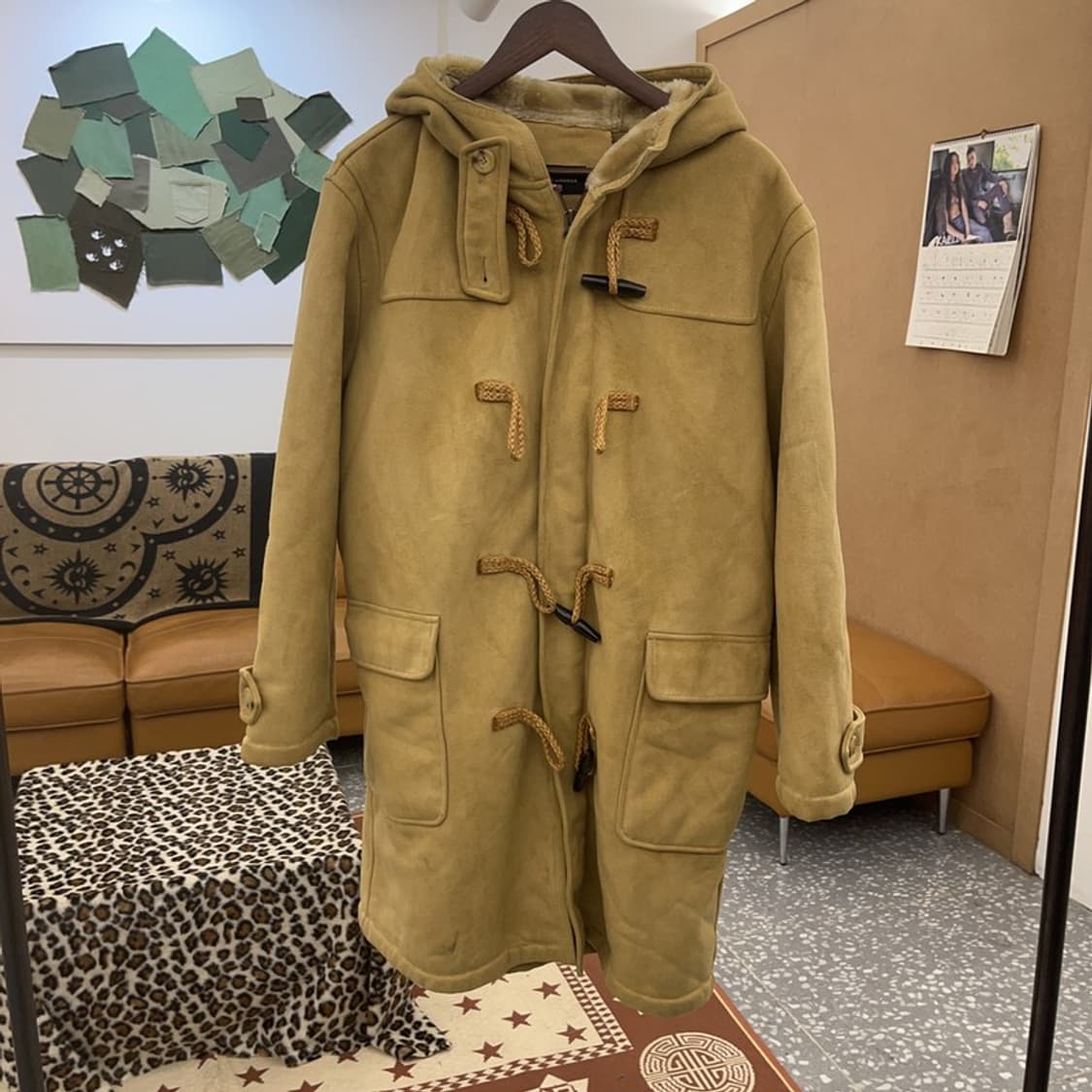 폴로 랄프로렌 폭닥 스웨이드 캐주얼 떡볶이 더플 코트 95 C08973 상품이미지3