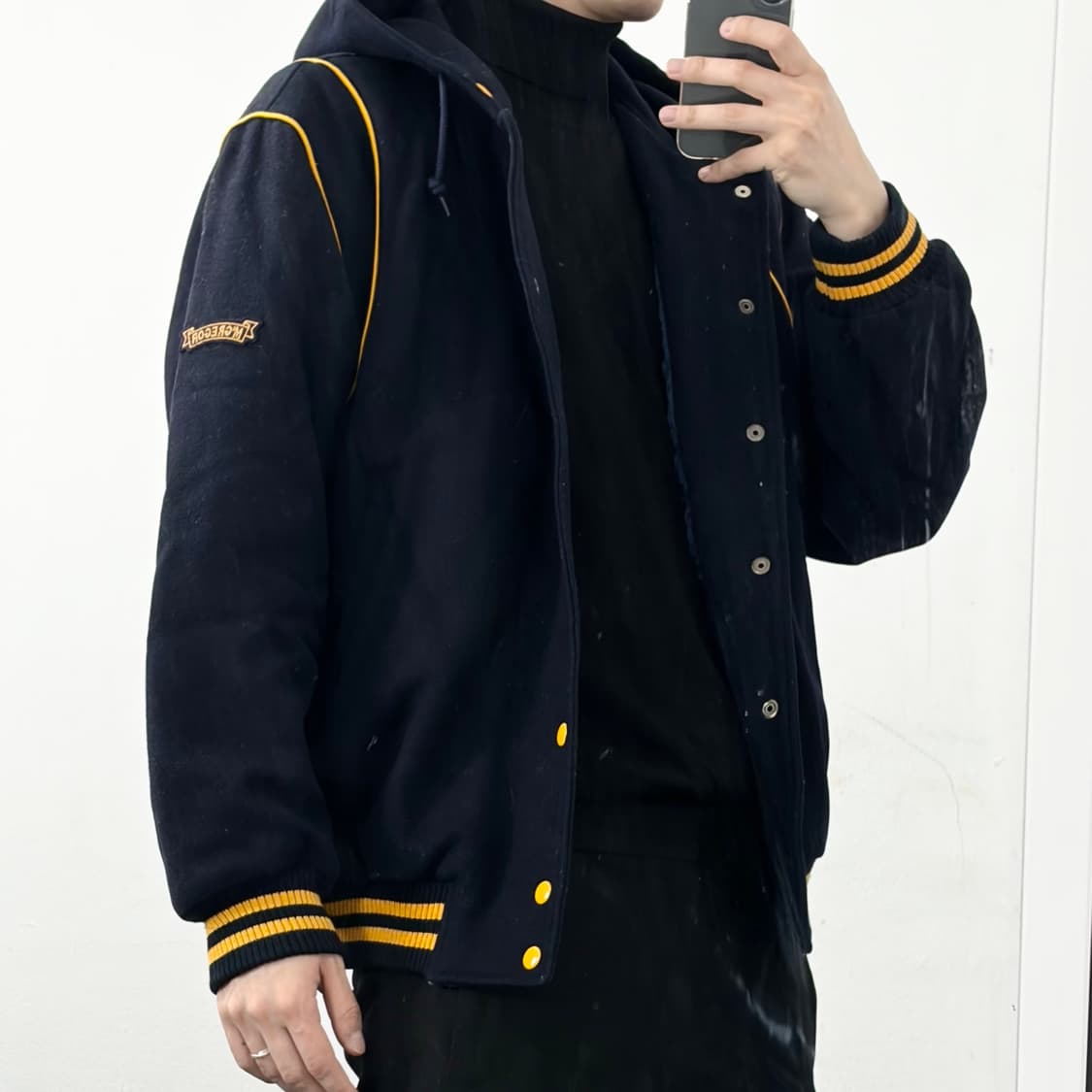 맥그리거 80s 후드 울 바시티 자켓 상품이미지4