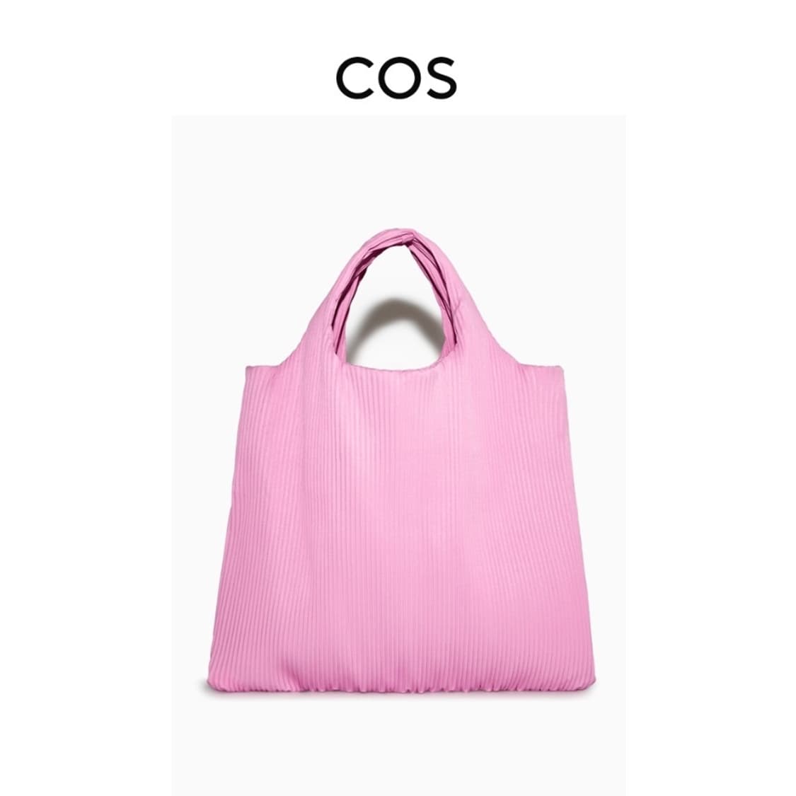 [새상품] 코스 스몰 플리츠 토트백 핑크 상품이미지1