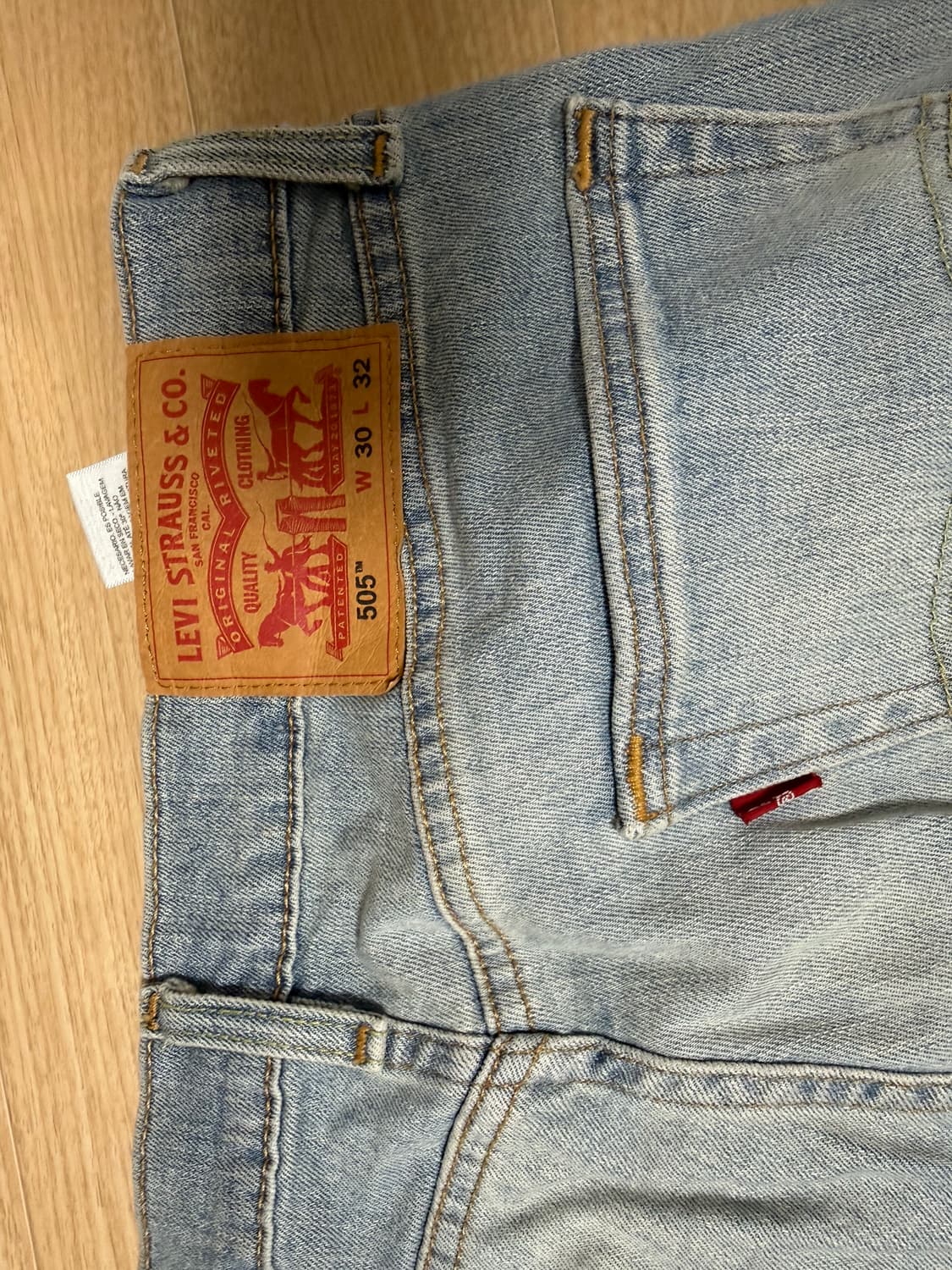 리바이스 505 연청 데님 W30 L32 상품이미지1