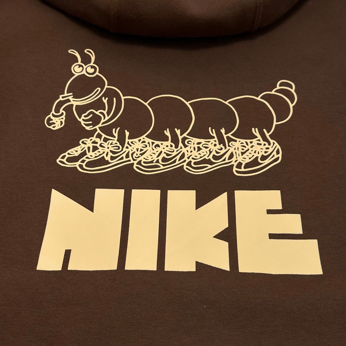 나이키 스우시 백로고 풀오버 후드티 (브라운) 상품이미지6