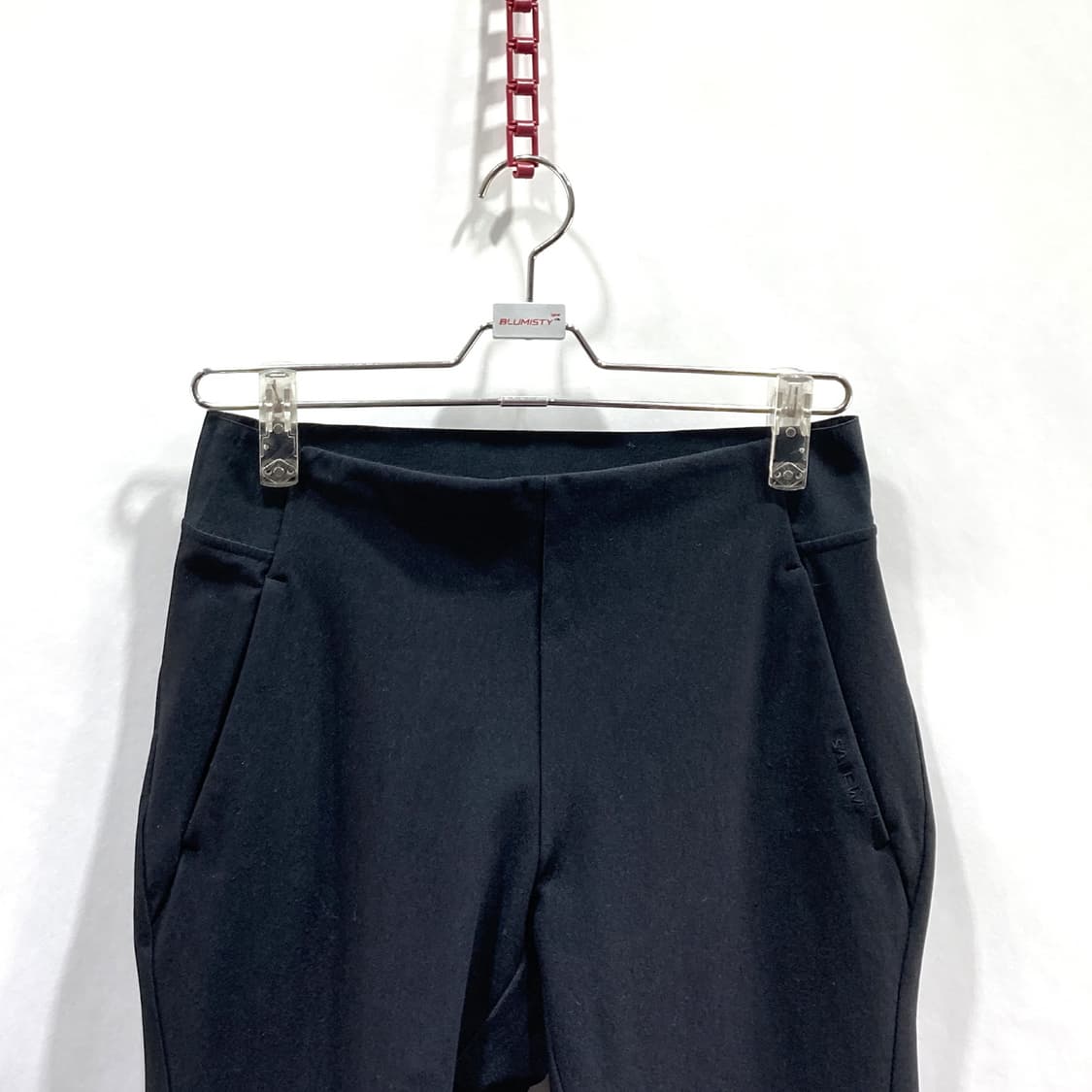 살레와 여성 재깅스 팬츠 밴딩 블랙 28  상품이미지2