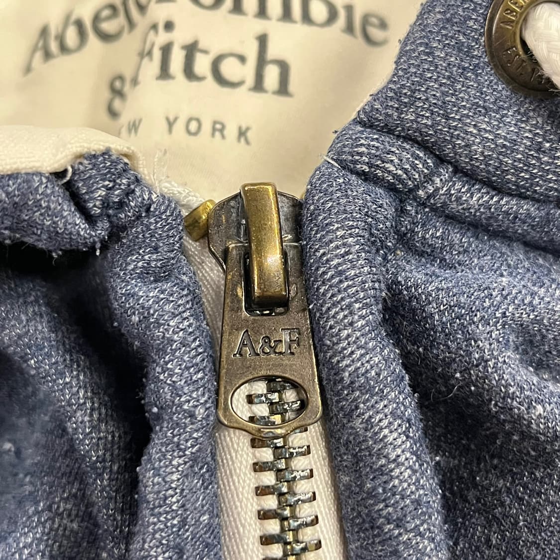 아베크롬비 데님 st 그레이 블루 후드집업  상품이미지7