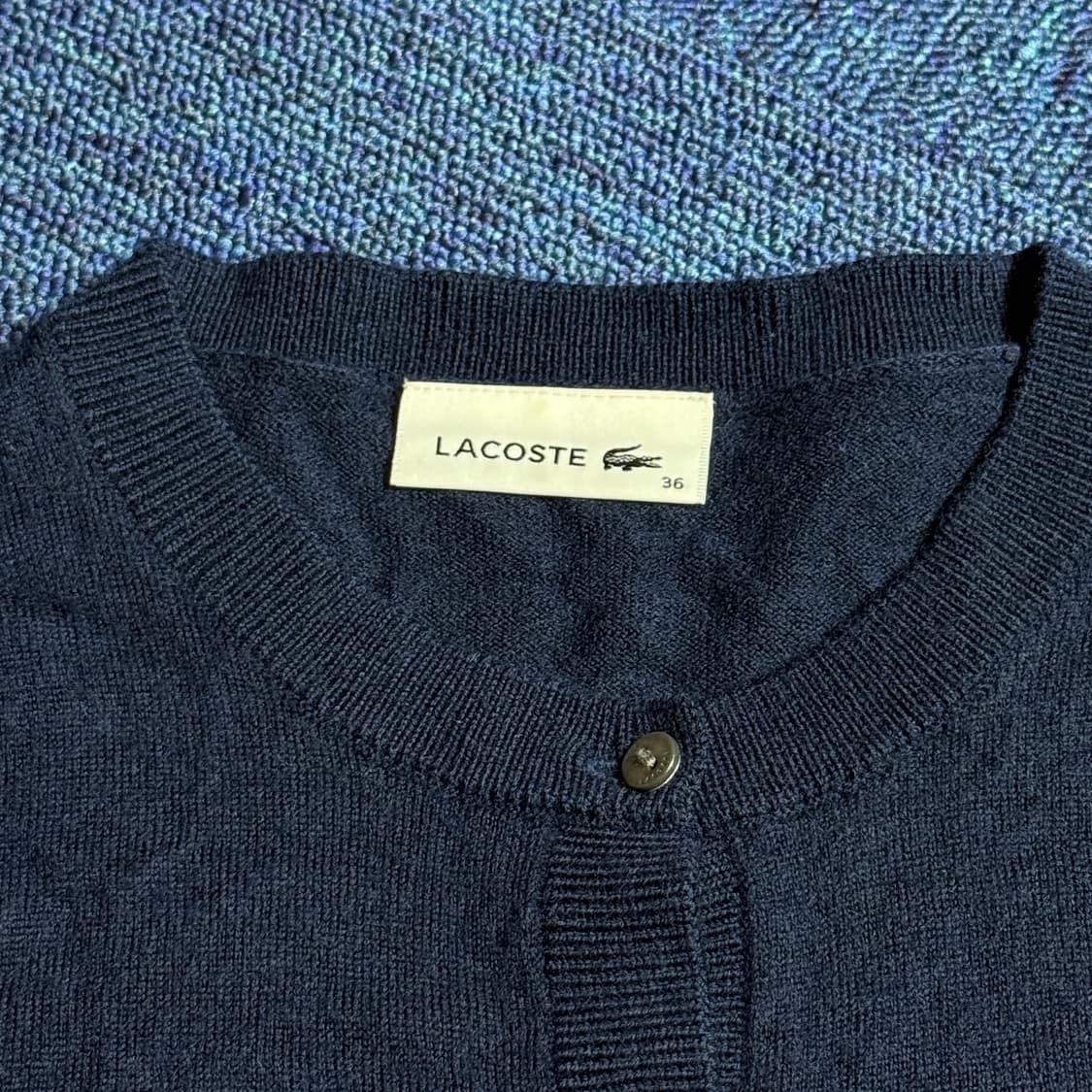 라코스테 네이비 포켓 가디건 상품이미지4