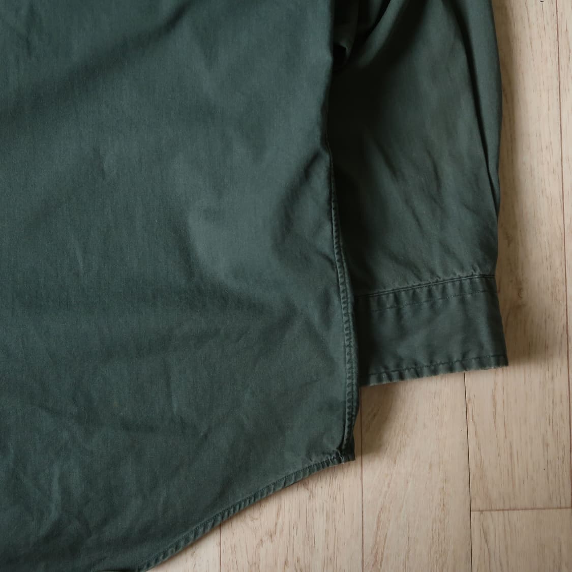 빈티지 폴로 랄프로렌 빅 옥스포드 셔츠 그린 XL 상품이미지5