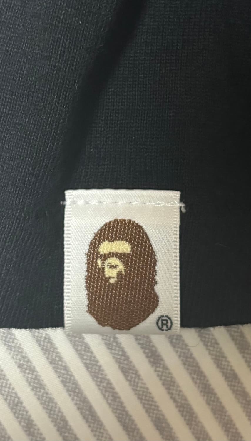 베이프 에이프 헤드 파이어워크 티셔츠 #1 블랙 블루 상품이미지3