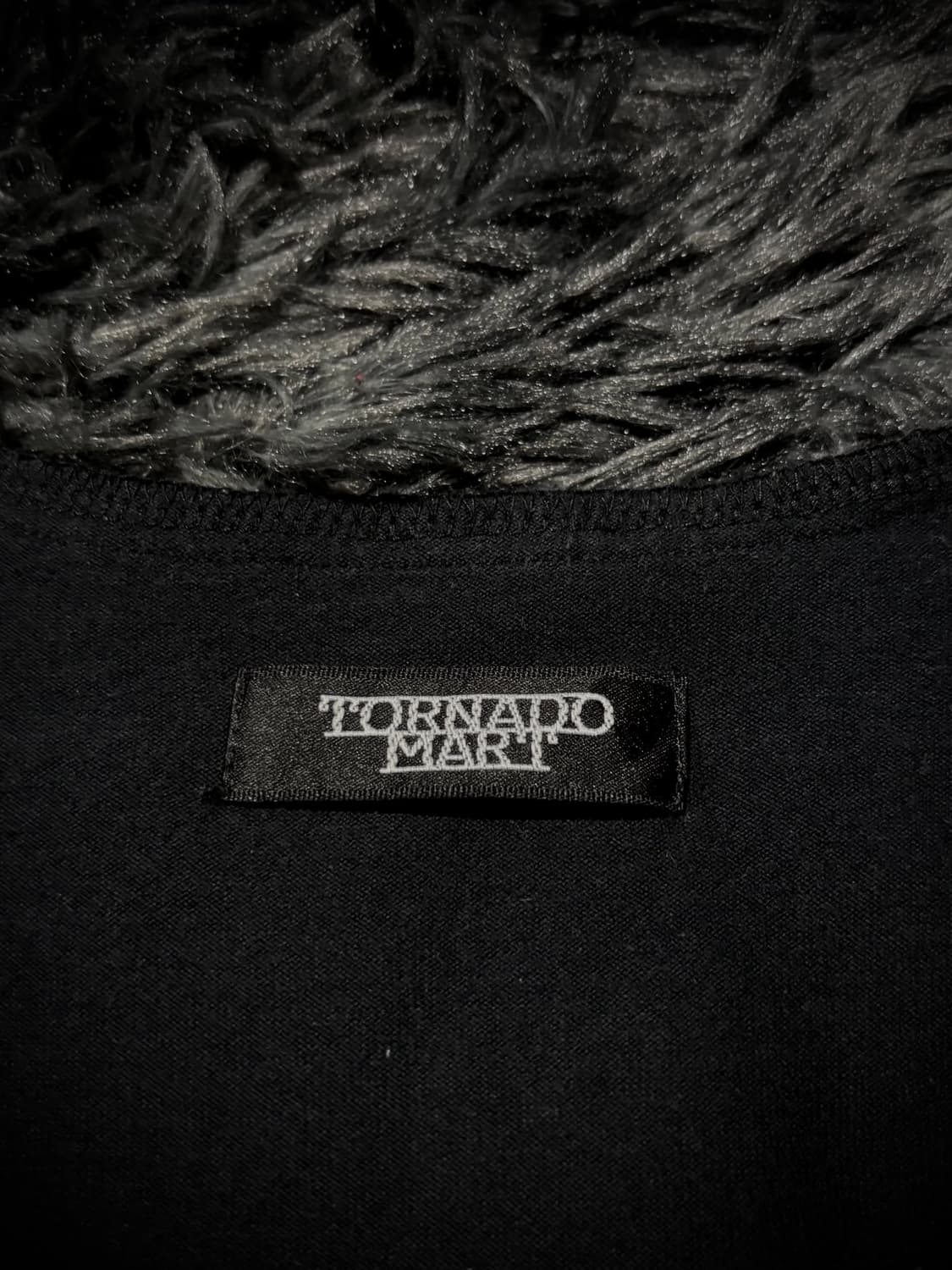 TORNADO  MART 어깨 프린팅 블랙 반팔 티셔츠 상품이미지9