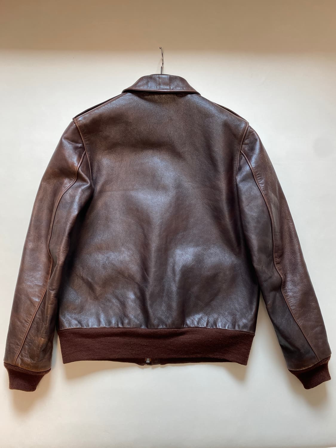 리얼맥코이 a-2 씰브라운 44사이즈 판매 상품이미지5