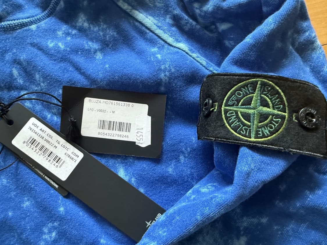 스톤아일랜드 오버다이 트리트먼트 후디 스웨트셔츠 상품이미지4