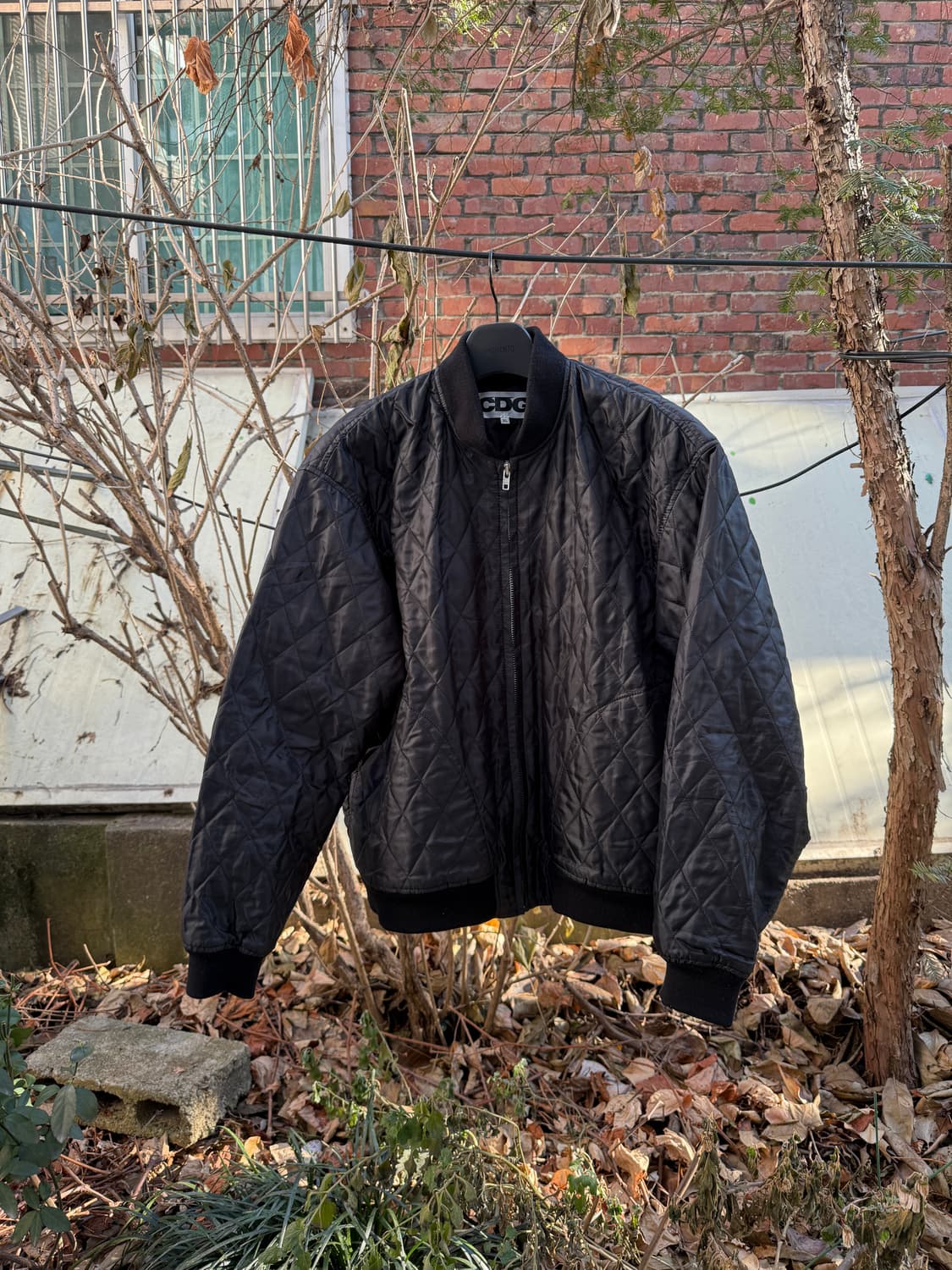 CDG 꼼데 가르송 퀄팅 자켓 XL 상품이미지2