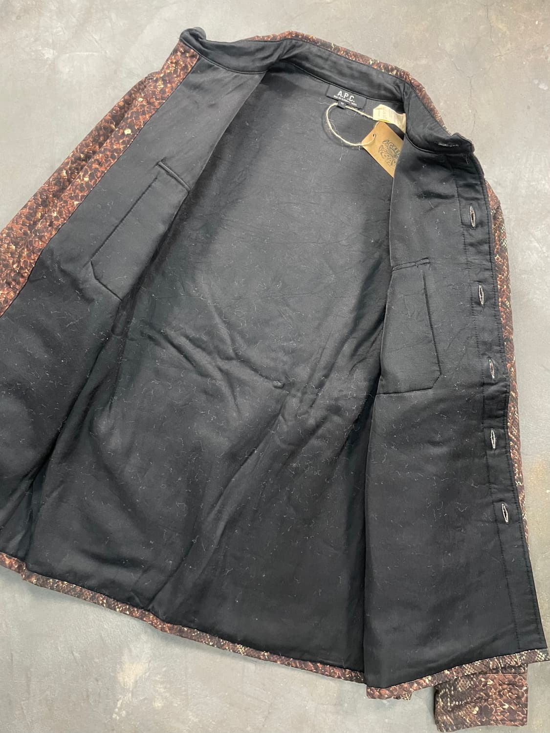 아페쎄 파이톤 퀼티드 자켓 상품이미지3