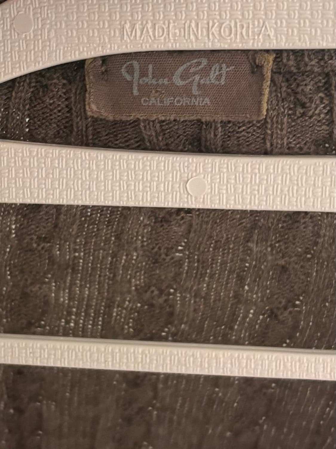 Brandy Melville brown knit cardigan 상품이미지6
