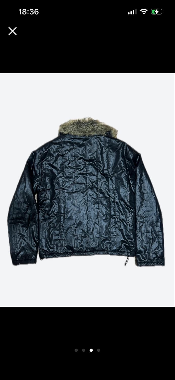 Evolution 블랙 퍼 자켓 상품이미지3