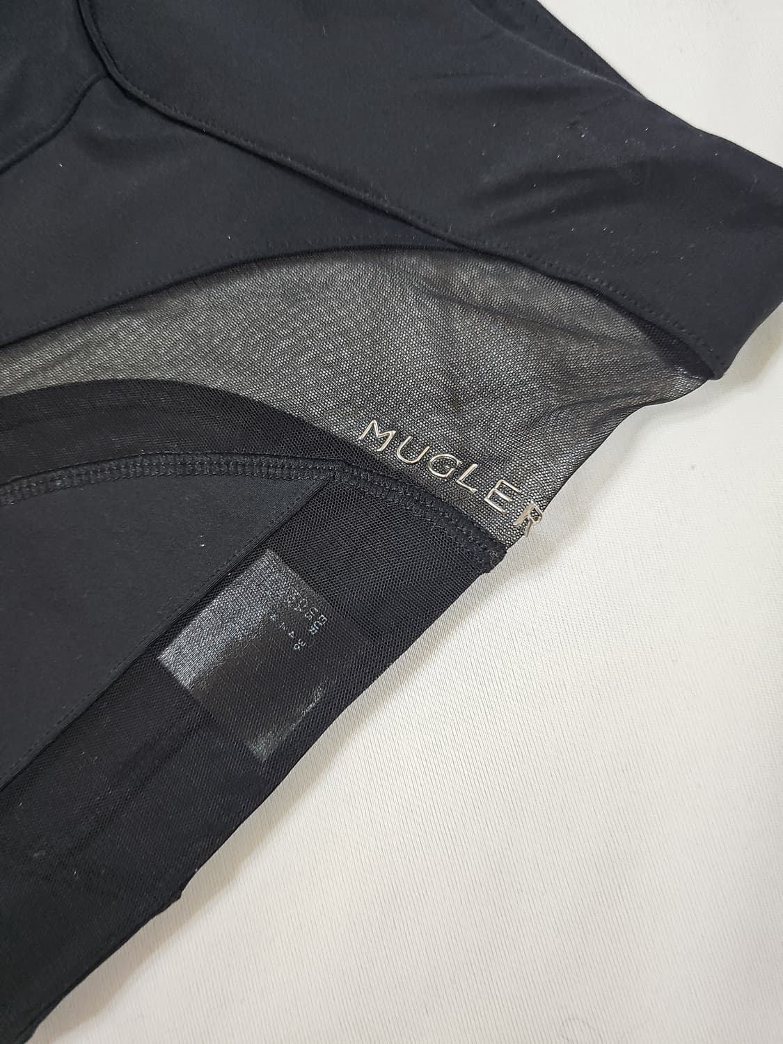 [36] MUGLER x h&m 메쉬 패널 스터럽 시스루 레깅스 상품이미지8