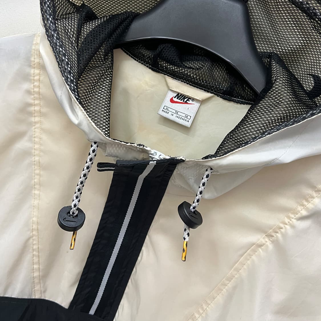 90s 나이키 올드스쿨 스우시 바람막이 아노락 XL 상품이미지4