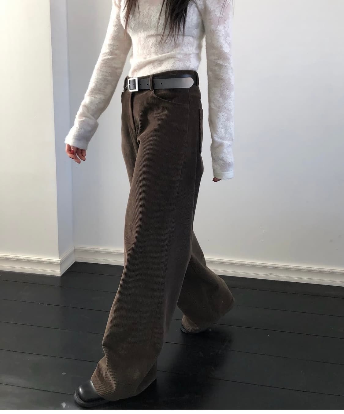 마지막) 마크들리 코듀로이 팬츠 브라운 상품이미지3