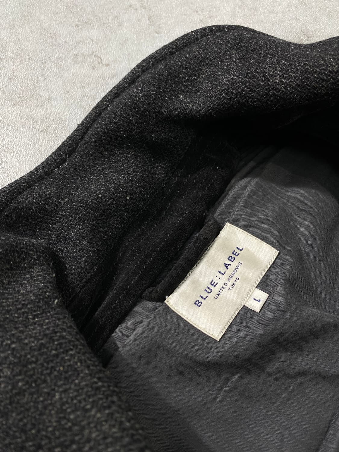 [L] 유나이티드 애로우즈 블루라벨 밀리터리 피코트 상품이미지7