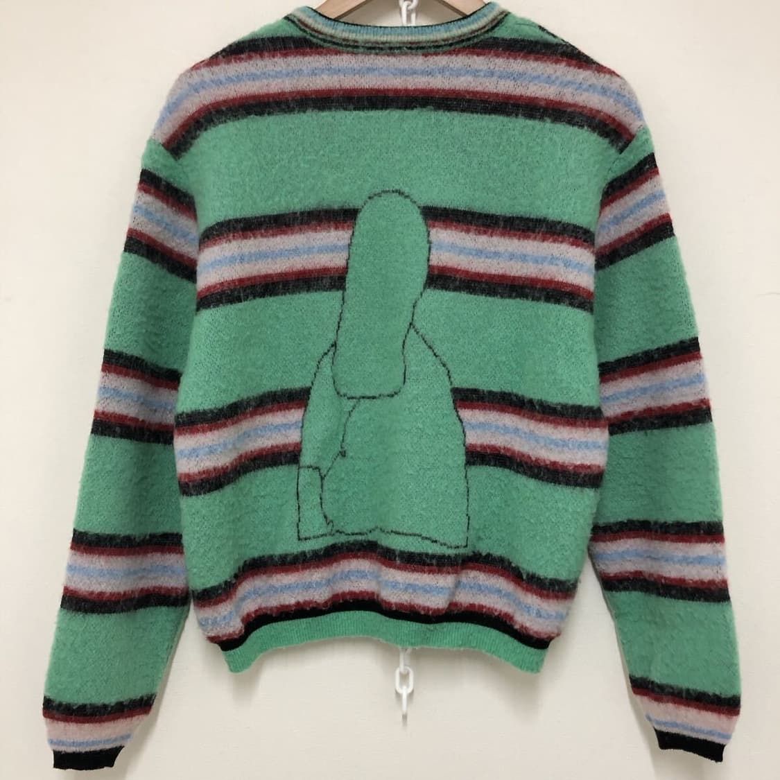 Kota Gushiken 24AW 모나리자 울 니트 그린 상품이미지4