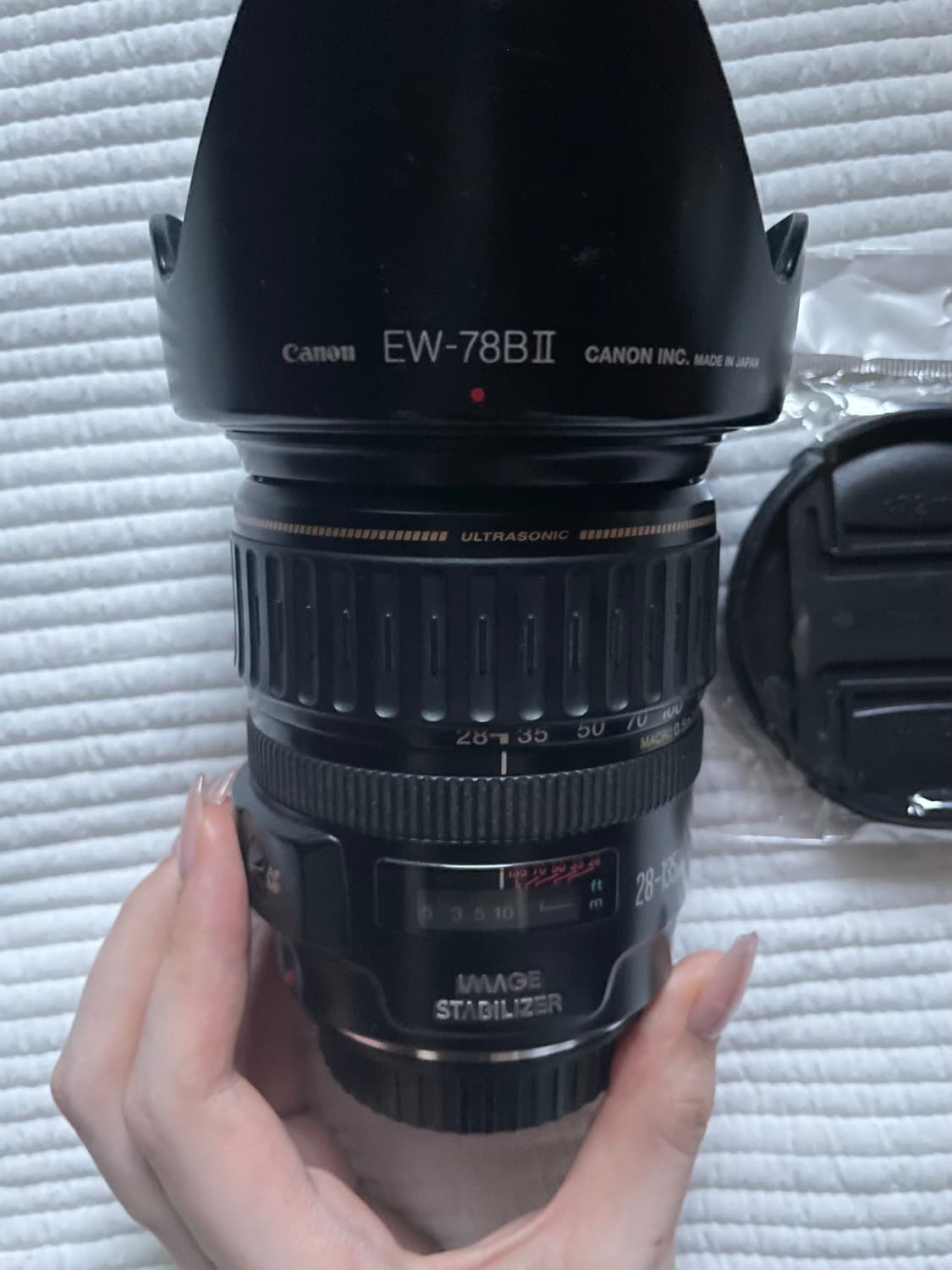캐논 28-135mm 렌즈+후드+캡 상품이미지2
