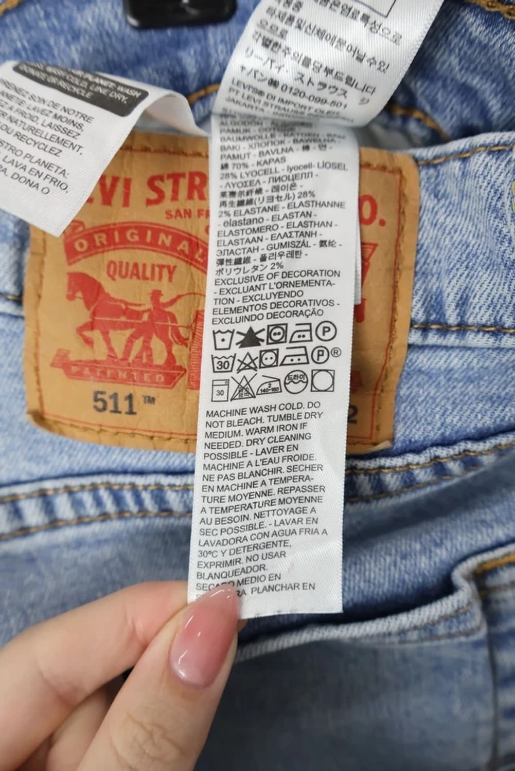 Levis 511 Slim Fit Denim Pants 상품이미지7