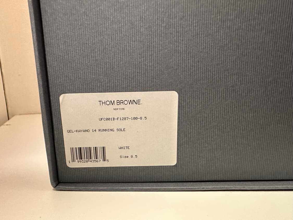 톰브라운 아식스 젤카야노 14 화이트 265 상품이미지3