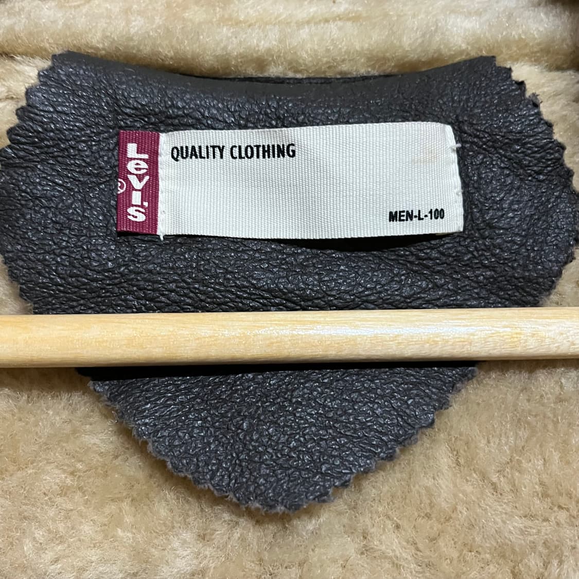 리바이스 미공군 B3 무스탕 가죽 자켓 L 상품이미지4