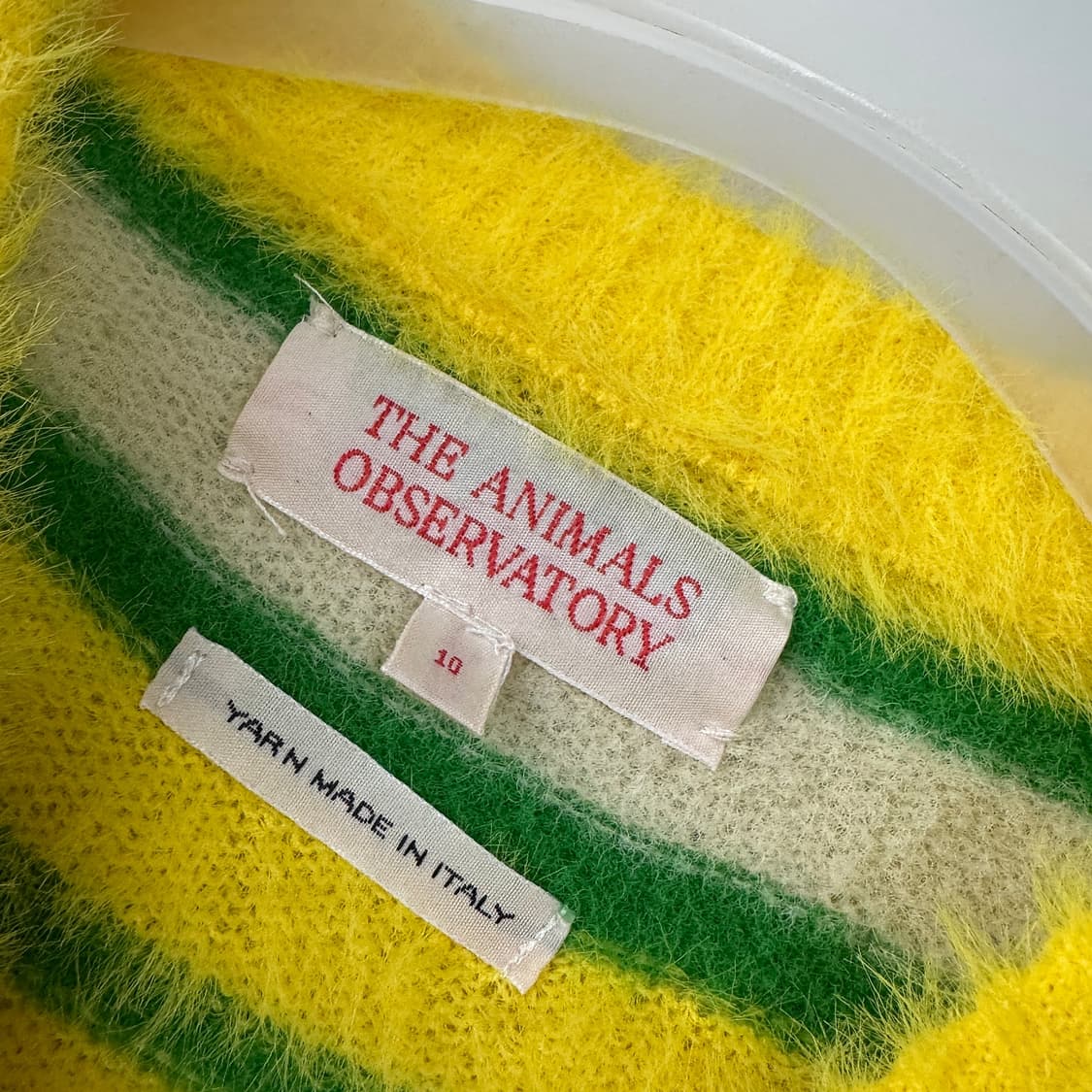 THE ANIMALS OBSERVATORY 스트라이프 스웨터 10Y 상품이미지2