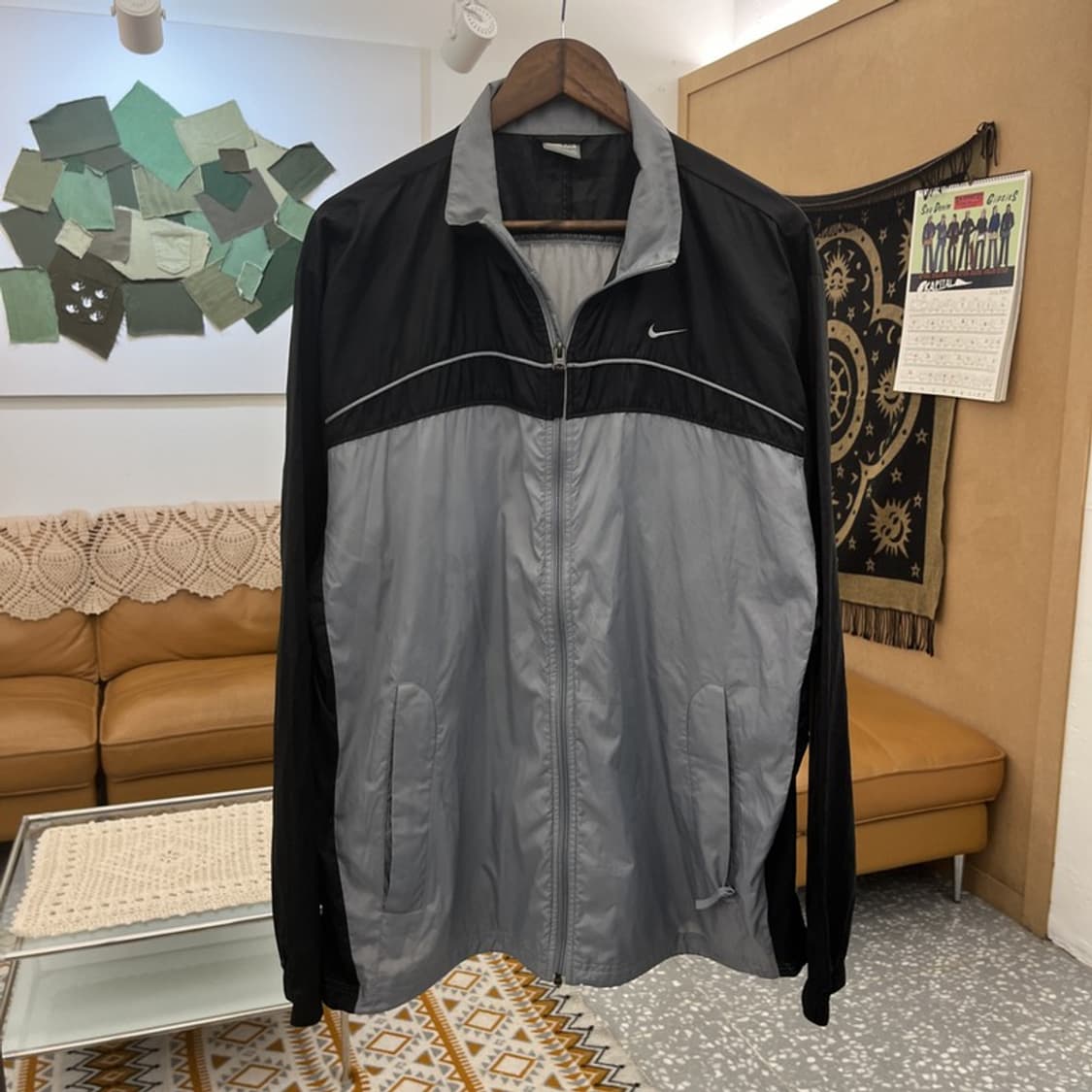 나이키 올드스쿨 레트로 배색 바람막이 자켓 XXL C10822 상품이미지3