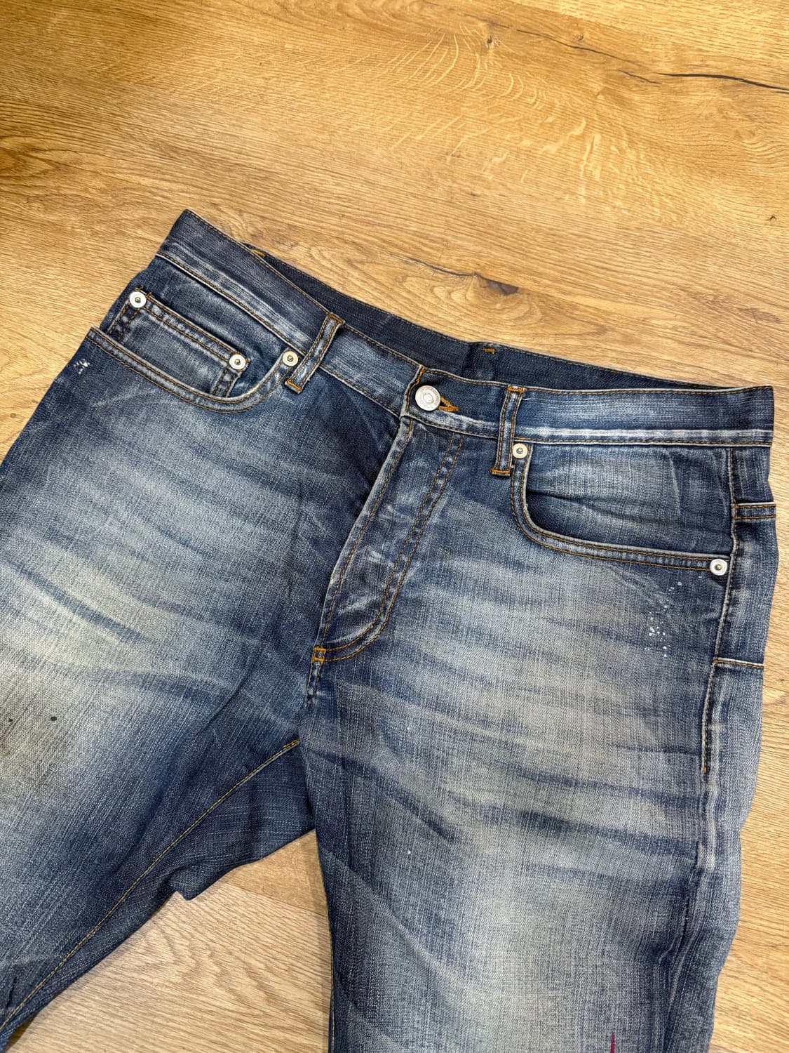 디올옴므 08SS 레드페인트진 레페 상품이미지3