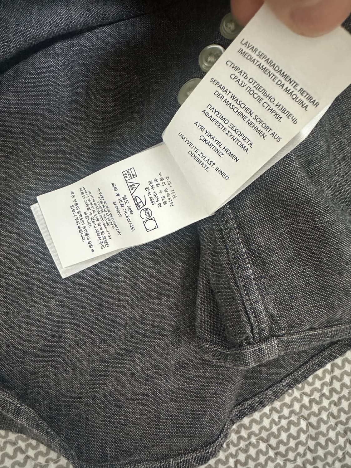 폴로 클래식핏 린넨 셔츠 105 새상품급 상품이미지5