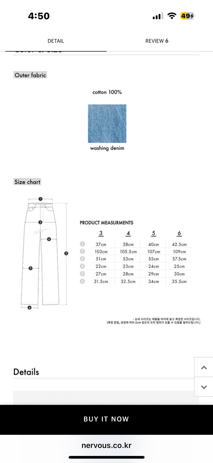 너버스 셀비지 6 상품이미지2