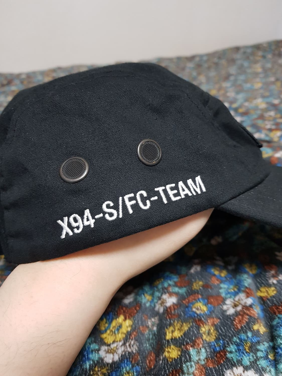 슈프림 밀리터리 캠프캡 모자 볼캡 블랙 22SS 상품이미지5