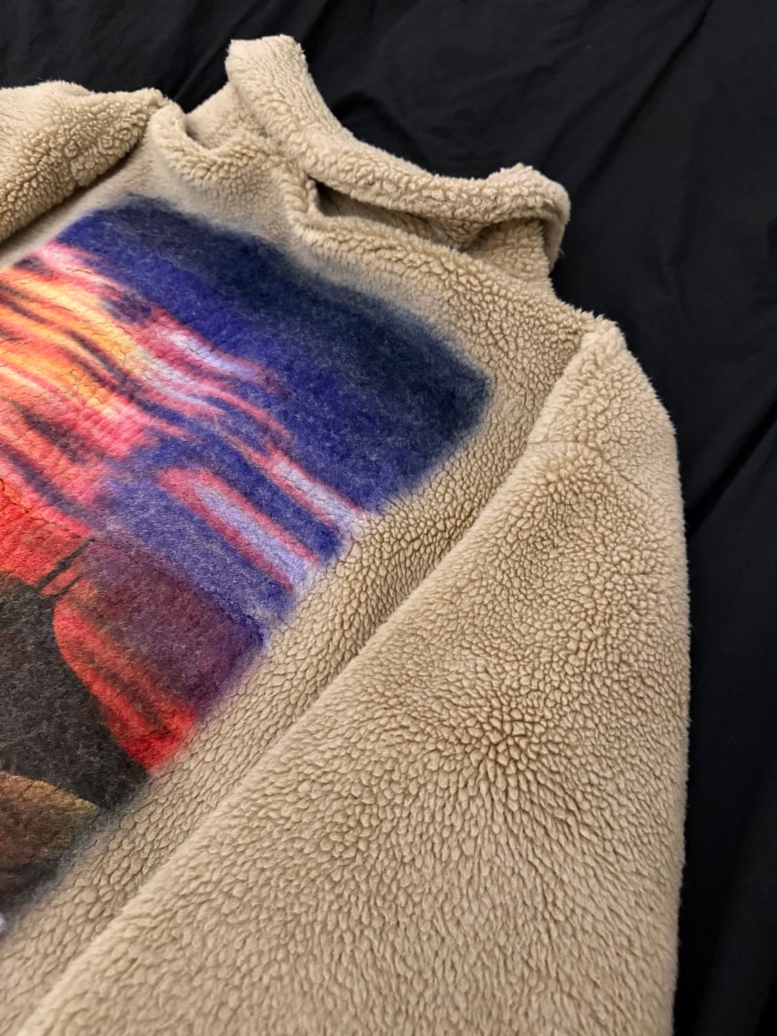 더블렛 남산 타워 페인팅 플리스 자켓 상품이미지2