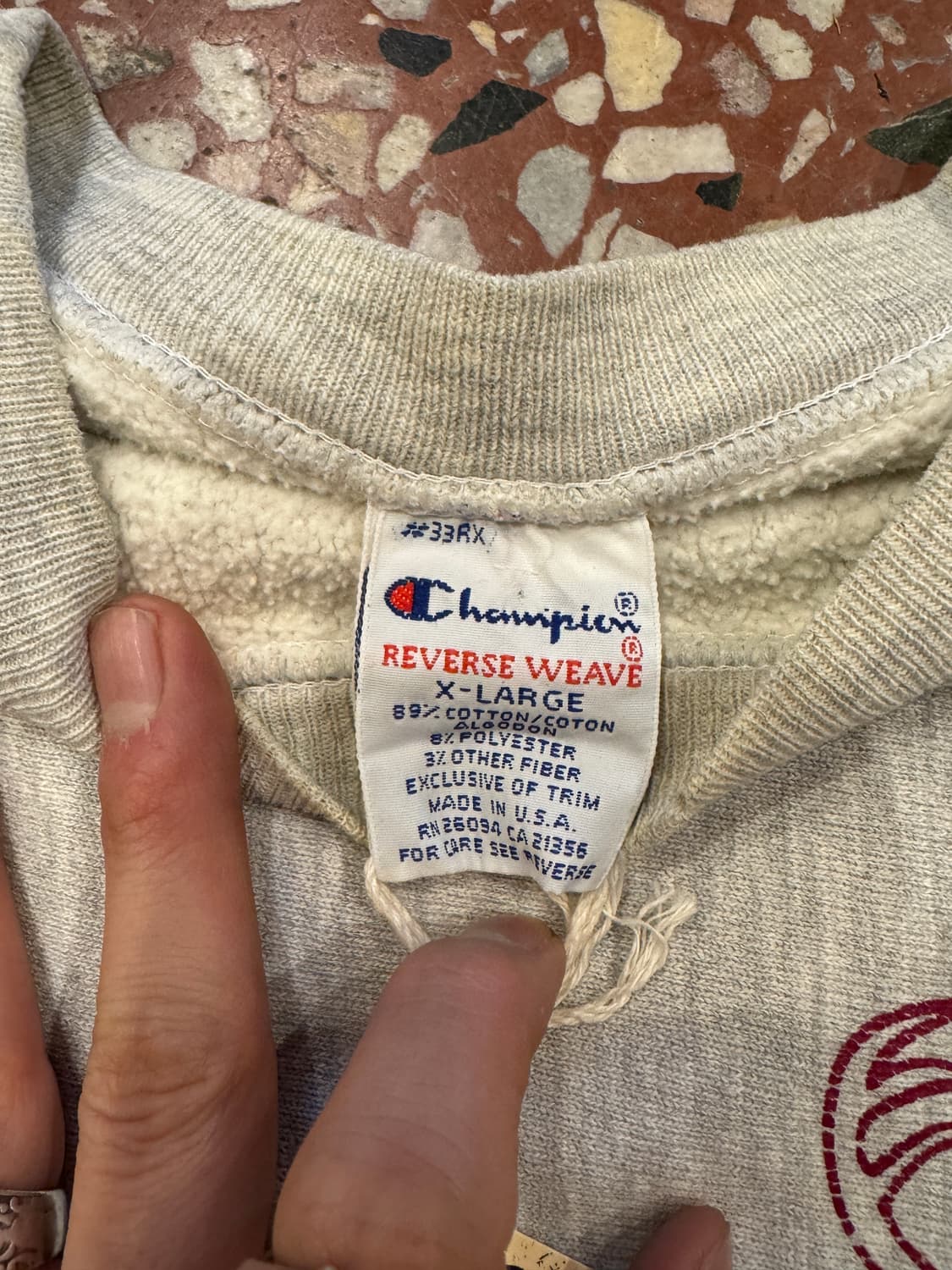 90s 챔피온 리버스위브 스웻 (XL) 상품이미지5