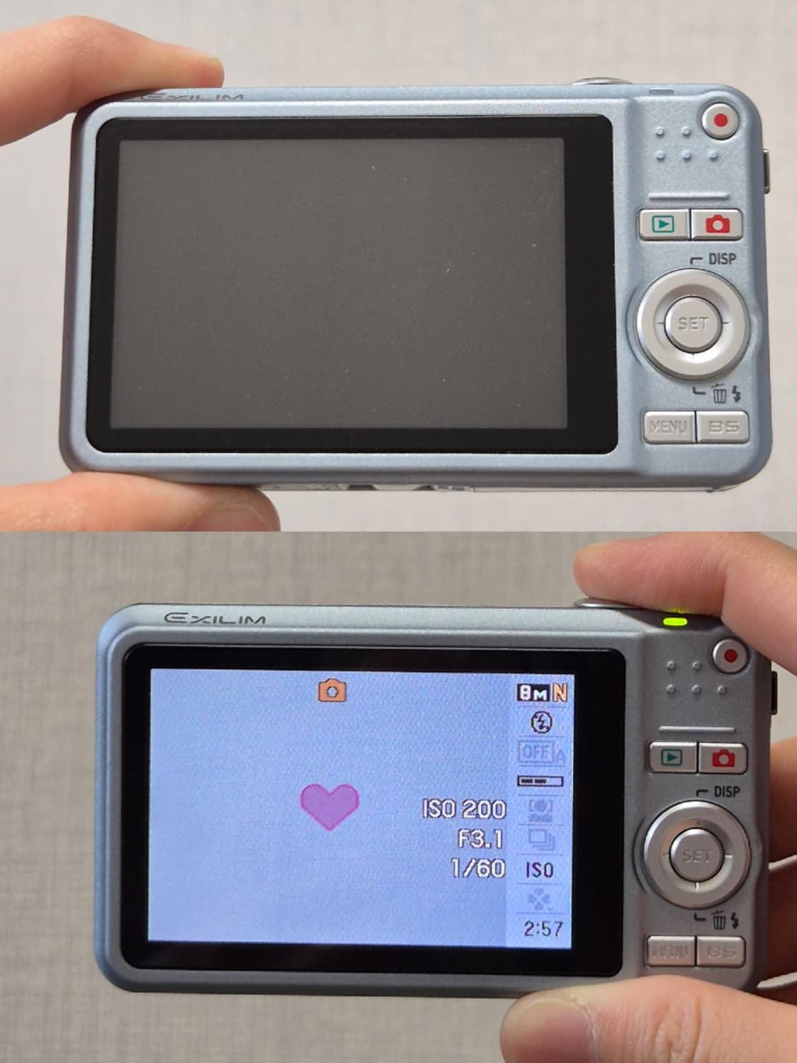 츄디카☁️🩵카시오 엑슬림 EX-Z80 스카이블루 상품이미지6