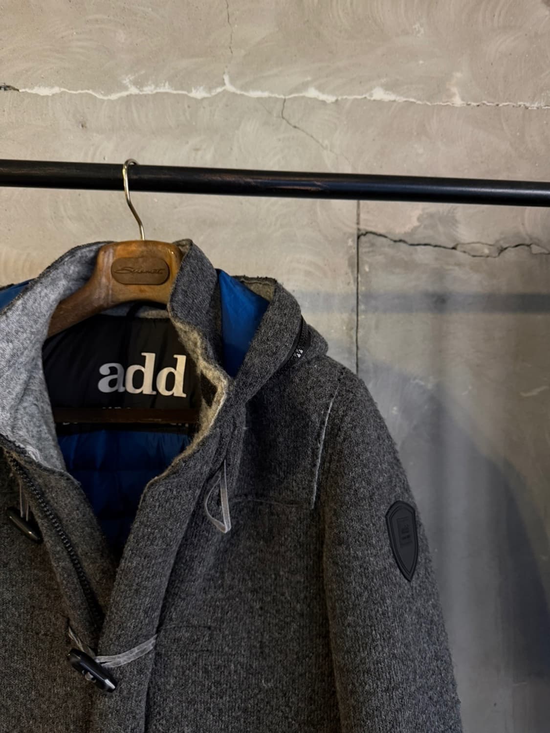 add 펠트울 다운 더플 코트 100 상품이미지3