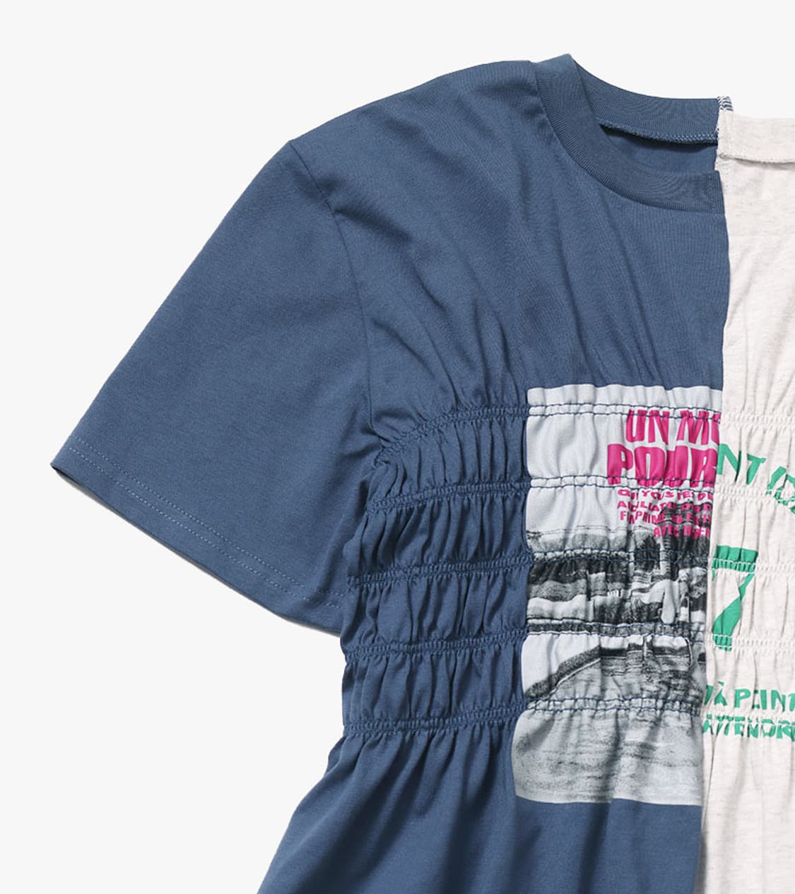 BEAMS HEART - REMAKE SHIRRING T SHIRT 상품이미지7