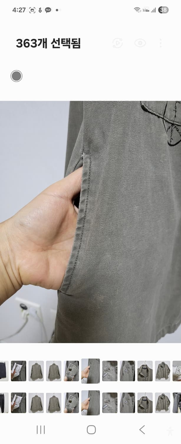 ZARA BASIC 셔츠 자켓 55-77 상품이미지3