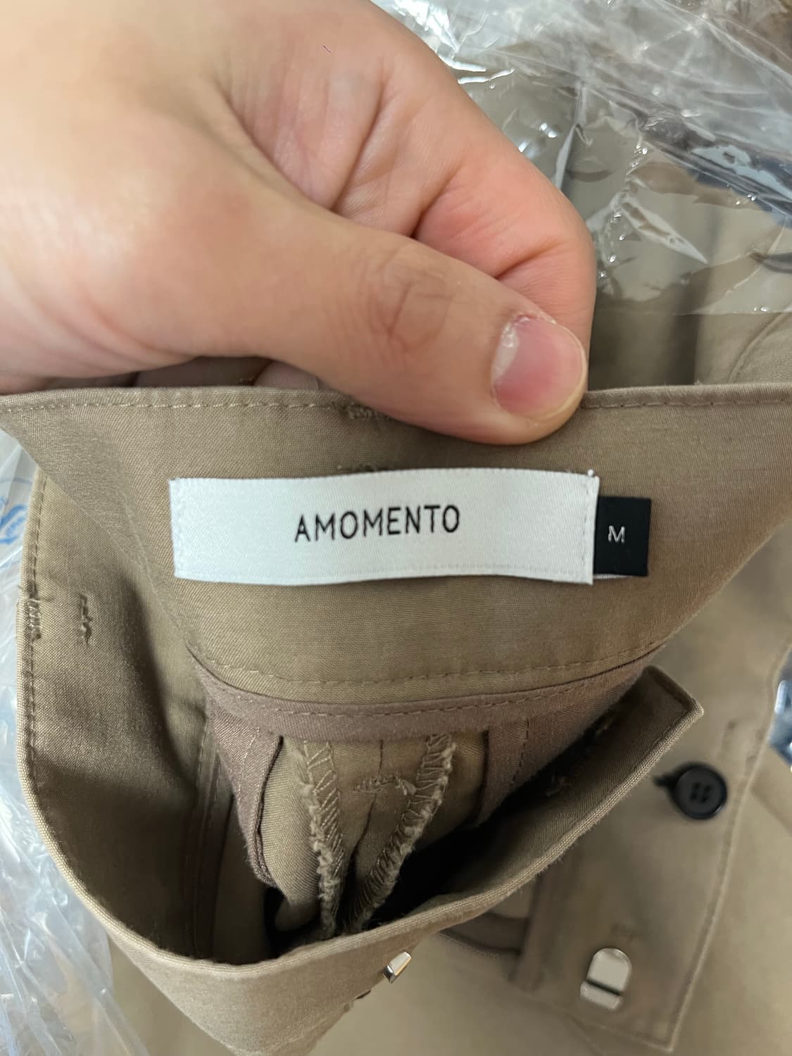 [AMOMENTO] MENS Snap Garconne Pants(카키) 상품이미지8