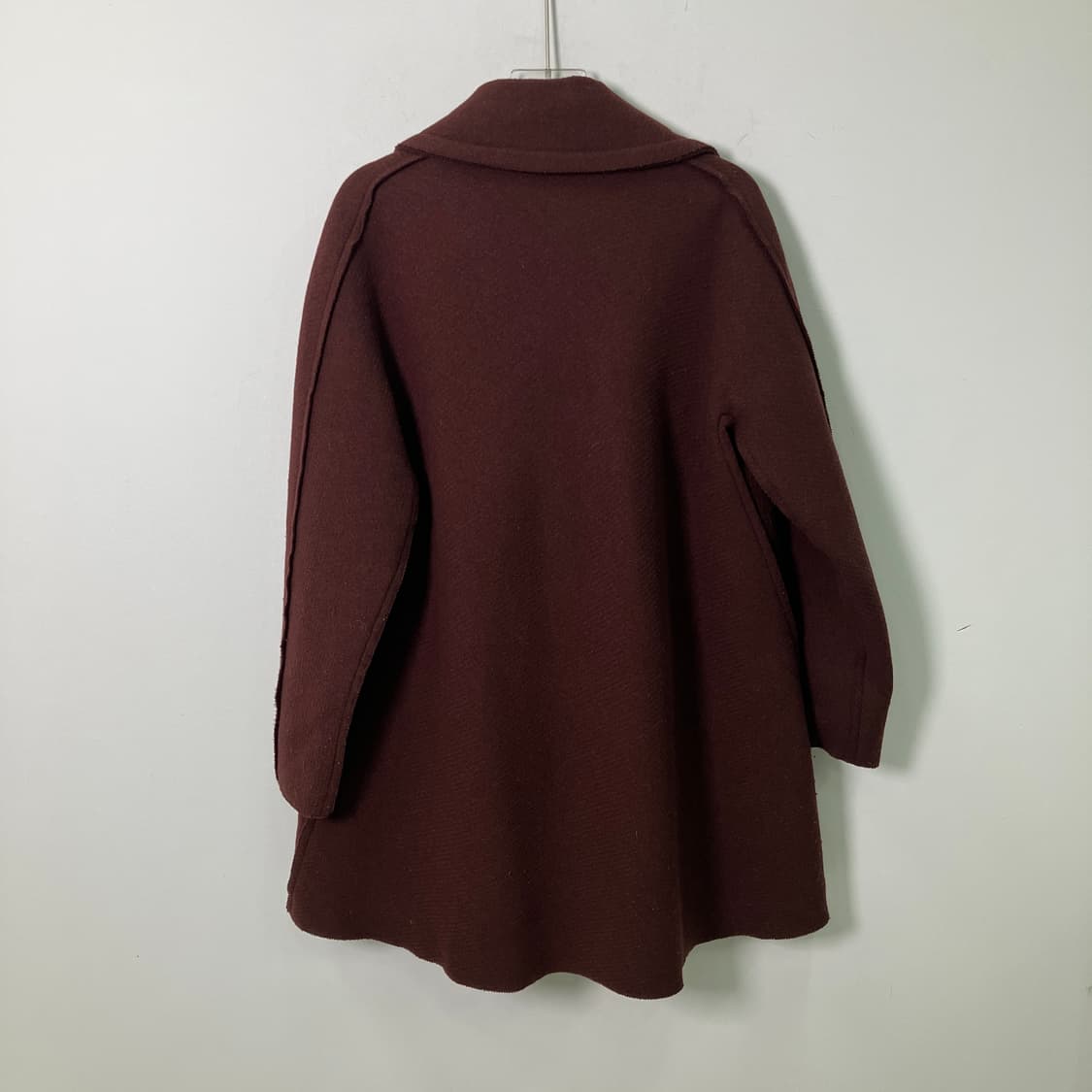 랑방 컬렉션 마룬 울 코트  상품이미지2