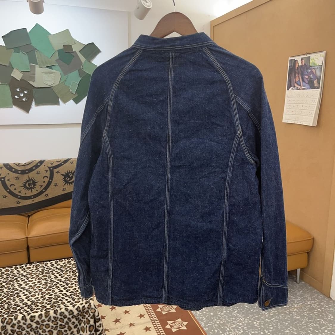 오슬로우 빈티지 재팬 데님 커버올 트러커 자켓  2 C09628 상품이미지4