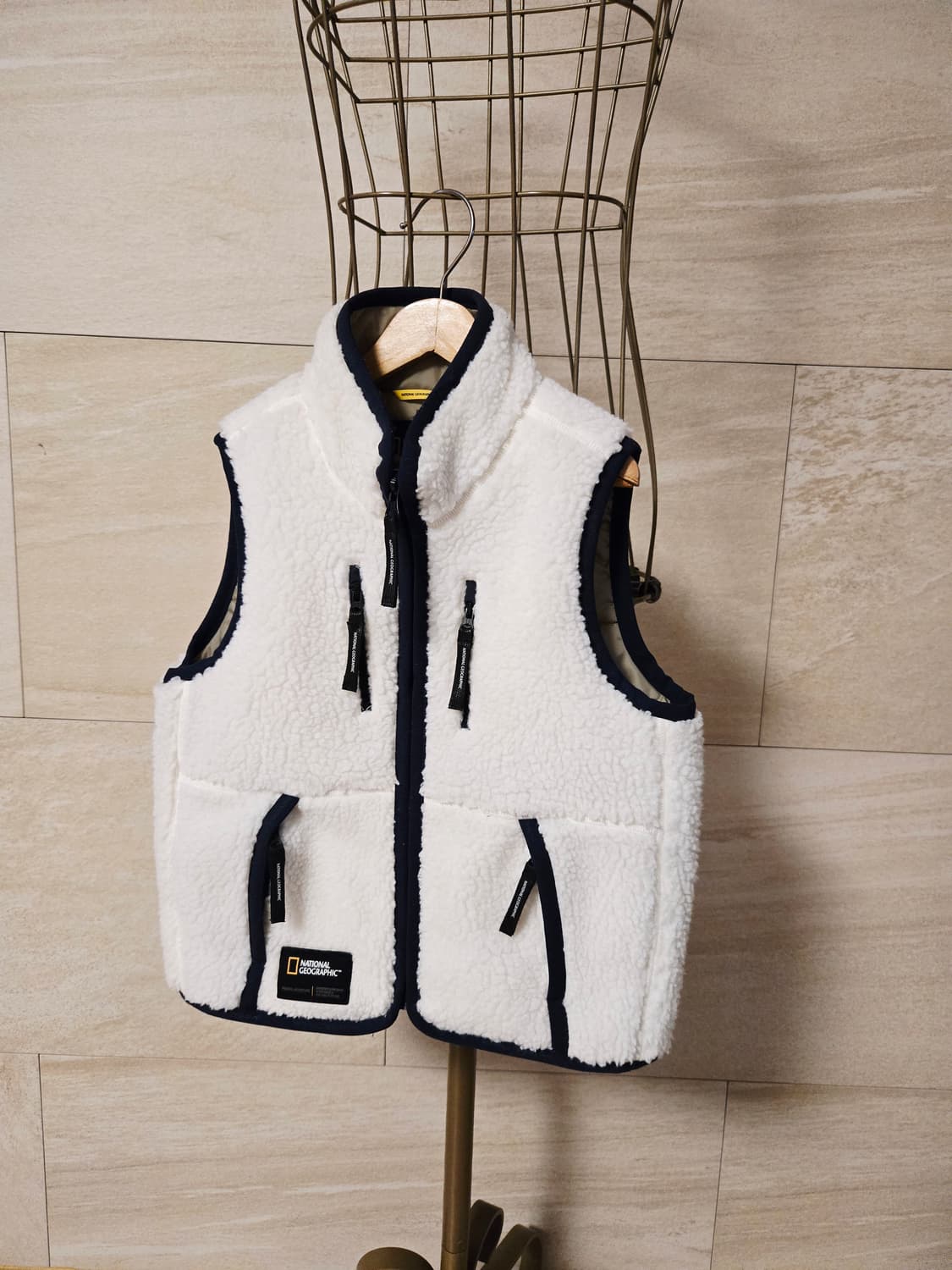 [120] 내셔널지오그래픽 아동 플리스 패딩 조끼 상품이미지2