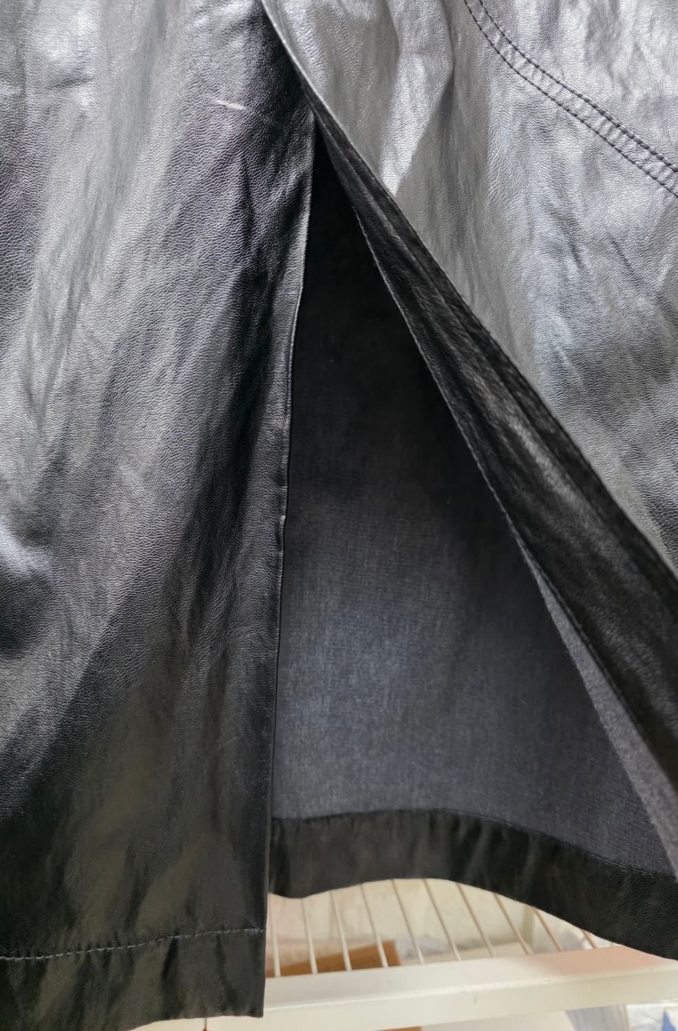 이자벨마랑 롱스커트 여성치마 28 세실리아 페이커 레더 WM19 상품이미지4