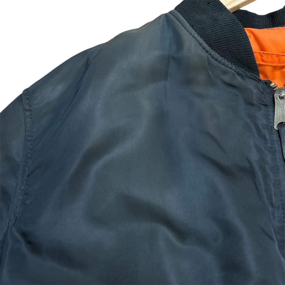 90s 알파인더스트리 ma-1 봄버 블랙 상품이미지4